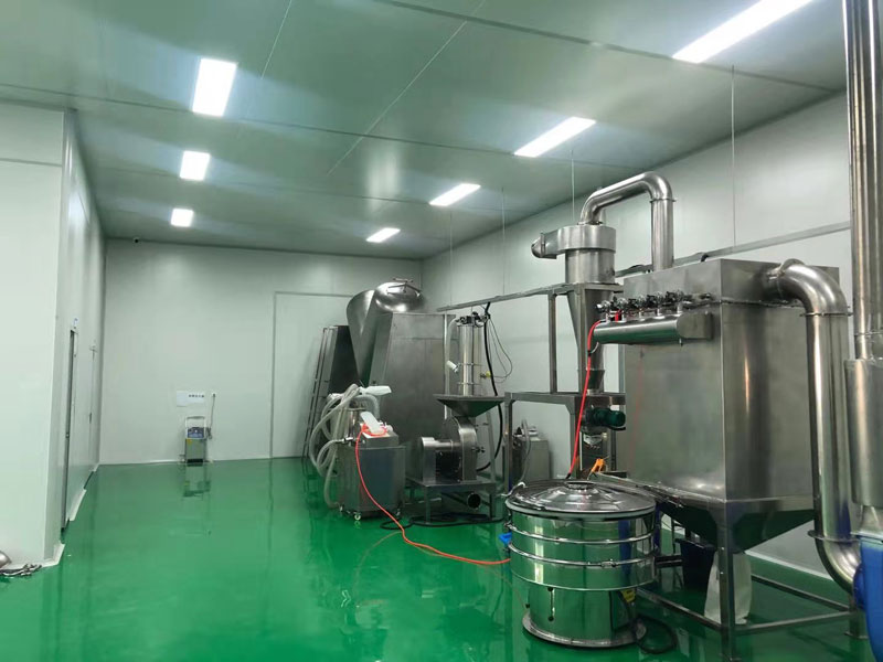 上海寶山2100平方十萬(wàn)級(jí)巧克力食品廠的裝修案例